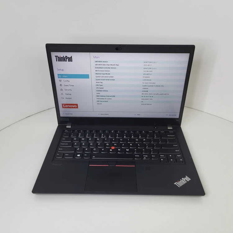 Lenovo ThinkPad T14 Gen 1 i7-10610U 16GB 256GB Win11 Pro