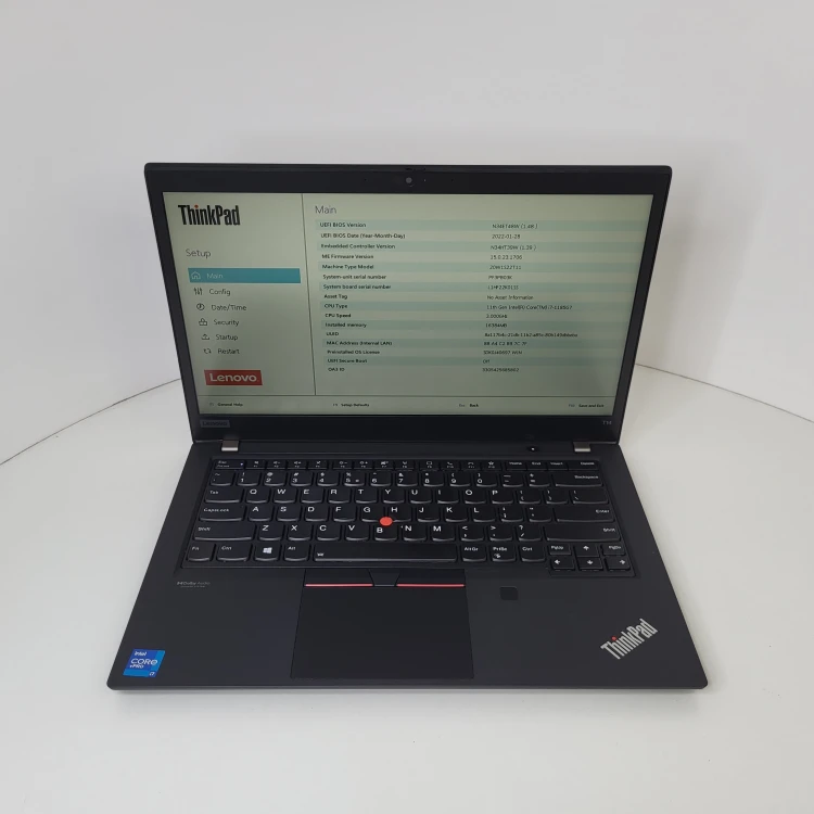 Lenovo ThinkPad T14 Gen 2i i7-1185G7 16GB 512GB Win11 Pro