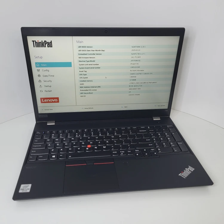 Lenovo ThinkPad T15 Gen 1 i7-10610U 16GB 512GB Win11 Pro