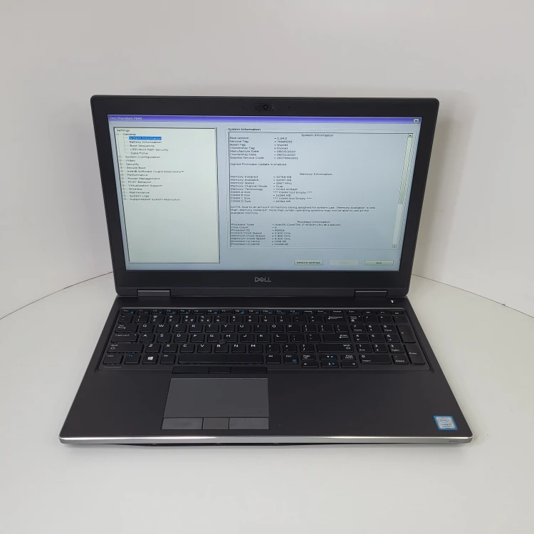 Laptop Dell Precision 7540 i7-9750H 32GB 512GB SSD Quadro T2000